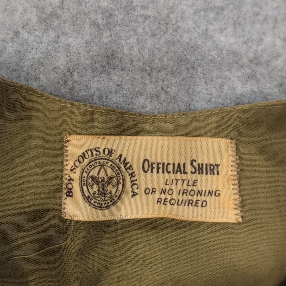Vintage‎ Boys Scouts of America Uniform Shirt Talladega Ala Choccolocco Council - Picture 3 of 6